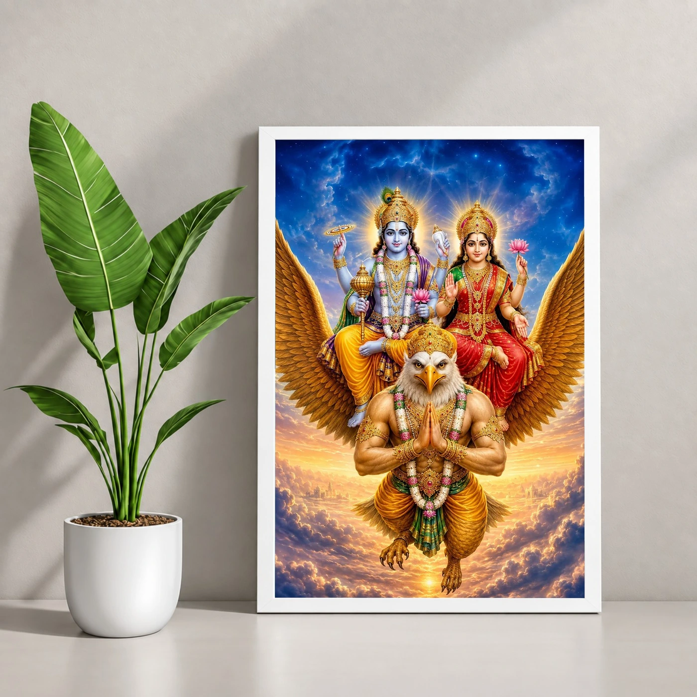 Lakshmi Vishnu — Garuda Vahana Frame, view 4