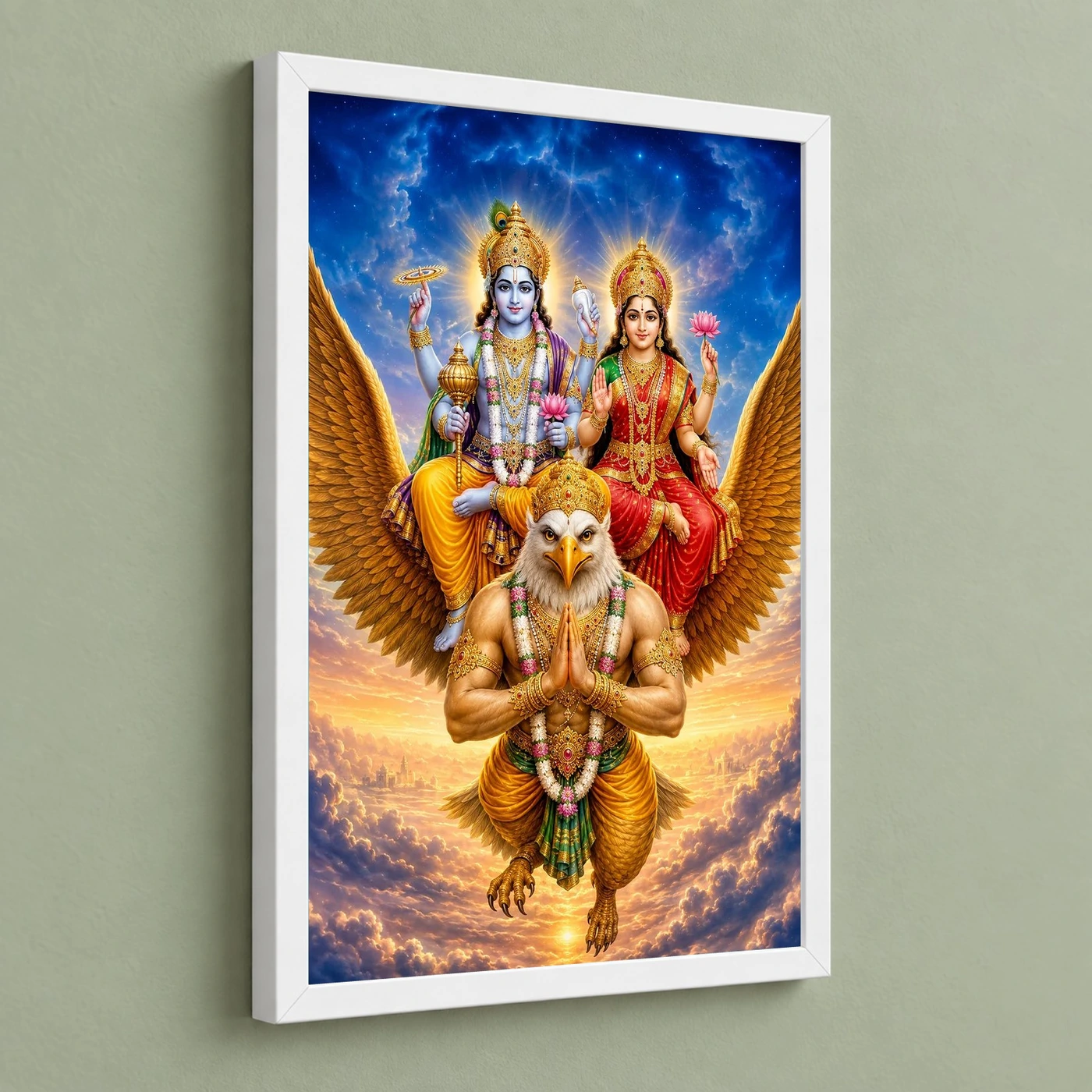 Lakshmi Vishnu — Garuda Vahana Frame, view 5