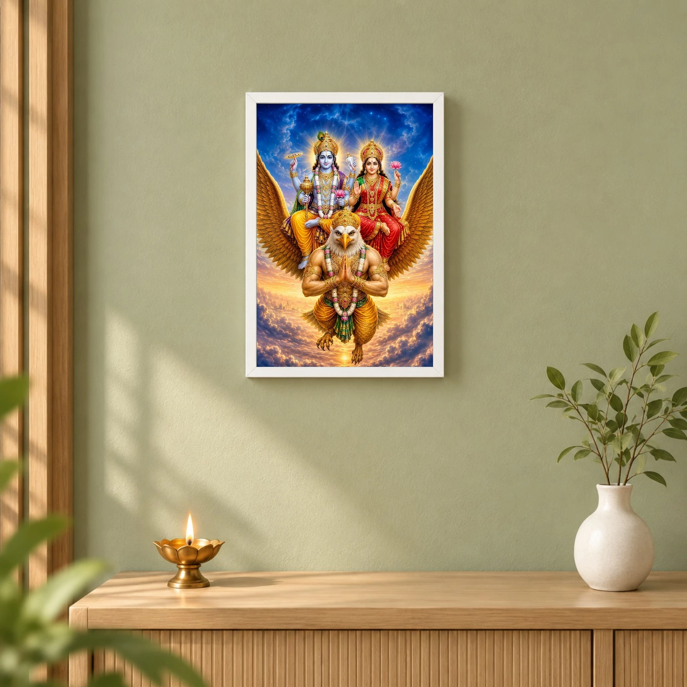 Lakshmi Vishnu — Garuda Vahana Frame, view 6