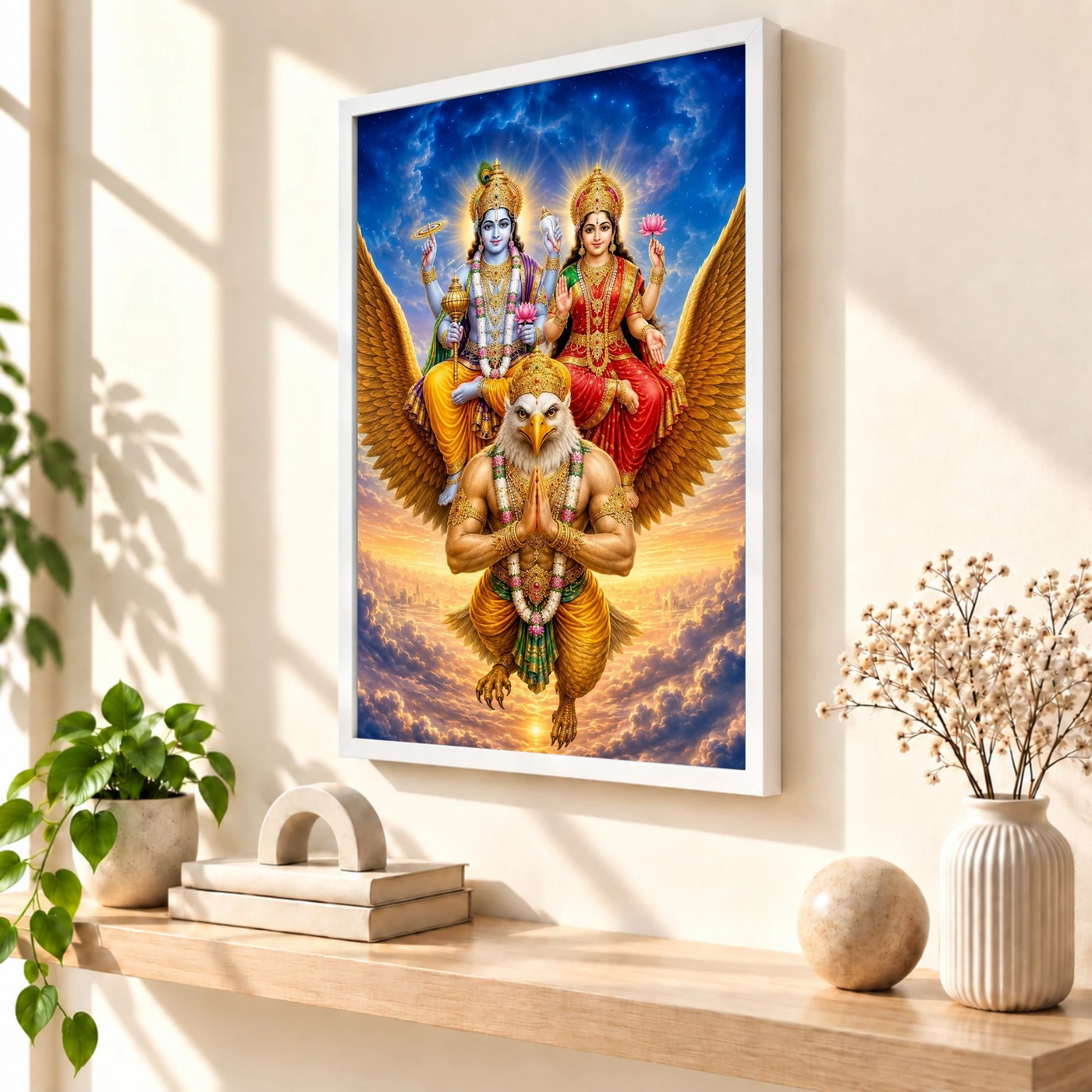 Lakshmi Vishnu — Garuda Vahana Frame, view 7