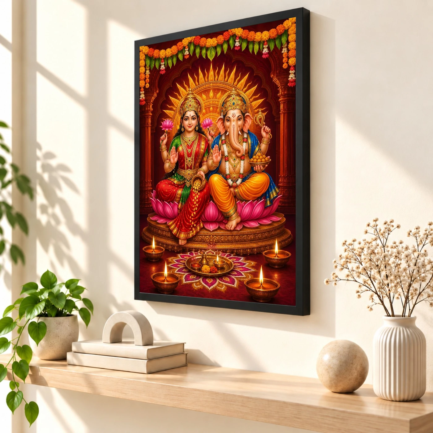 Laxmi Ganesh — Diwali Puja Edition Frame, view 2