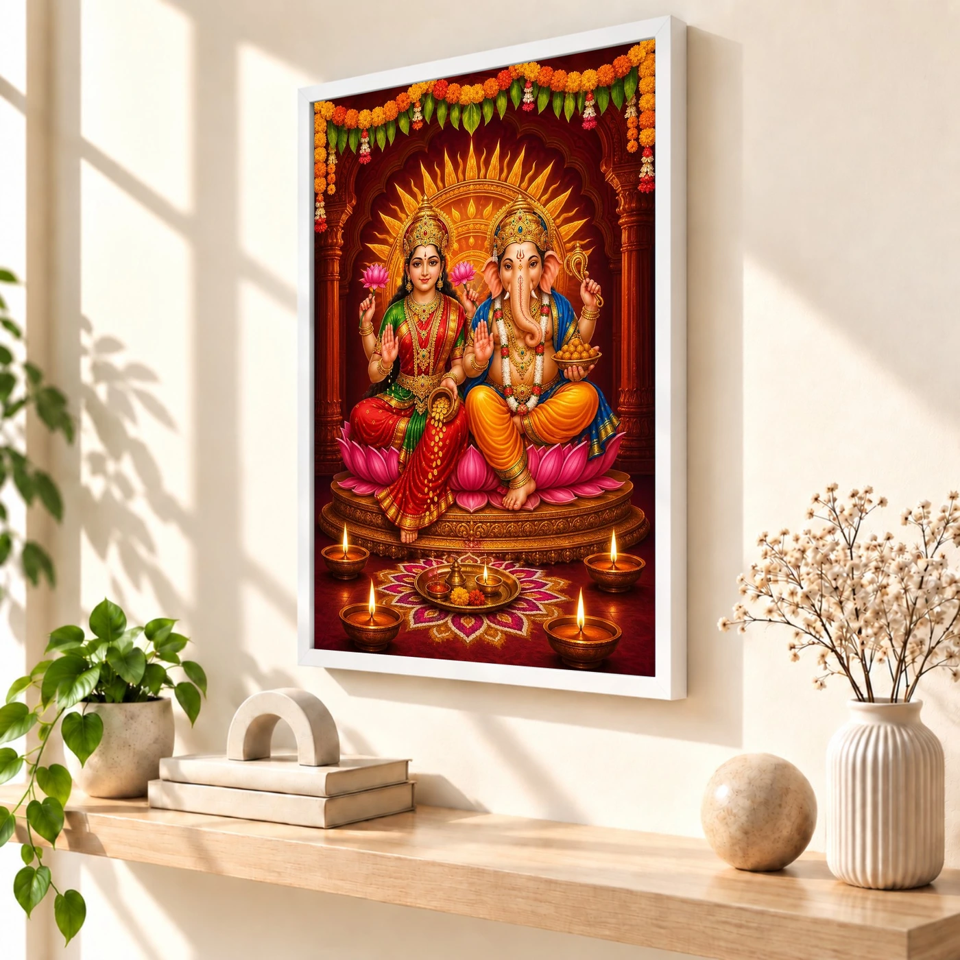 Laxmi Ganesh — Diwali Puja Edition Frame, view 7