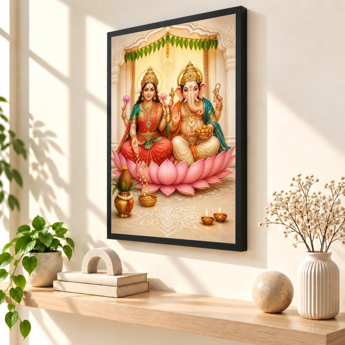Laxmi Ganesh — Housewarming Gift Frame, view 2