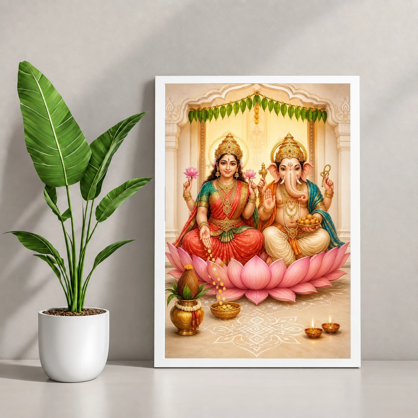 Laxmi Ganesh — Housewarming Gift Frame, view 4