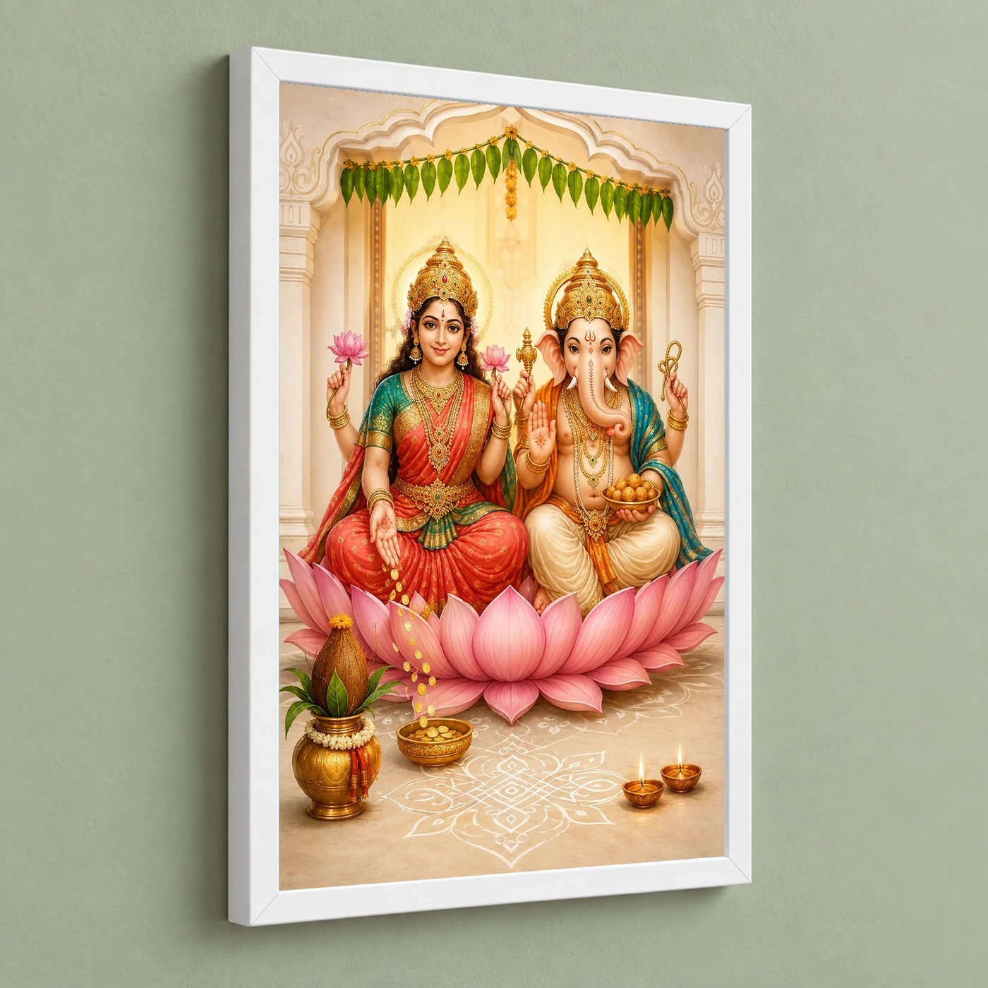 Laxmi Ganesh — Housewarming Gift Frame, view 5
