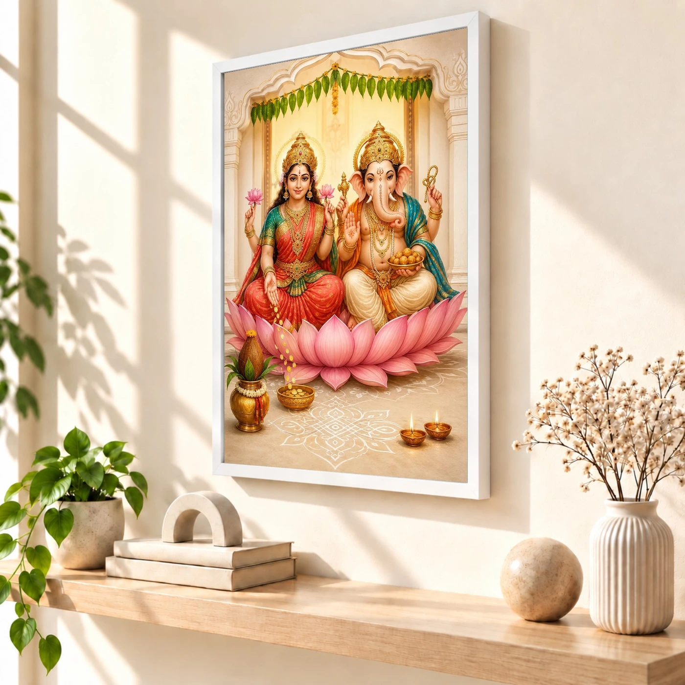 Laxmi Ganesh — Housewarming Gift Frame, view 7