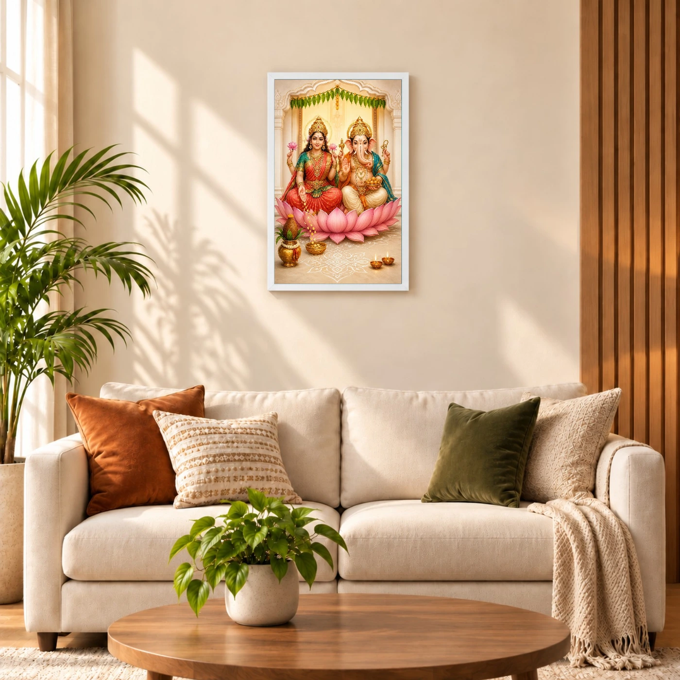 Laxmi Ganesh — Housewarming Gift Frame, view 9