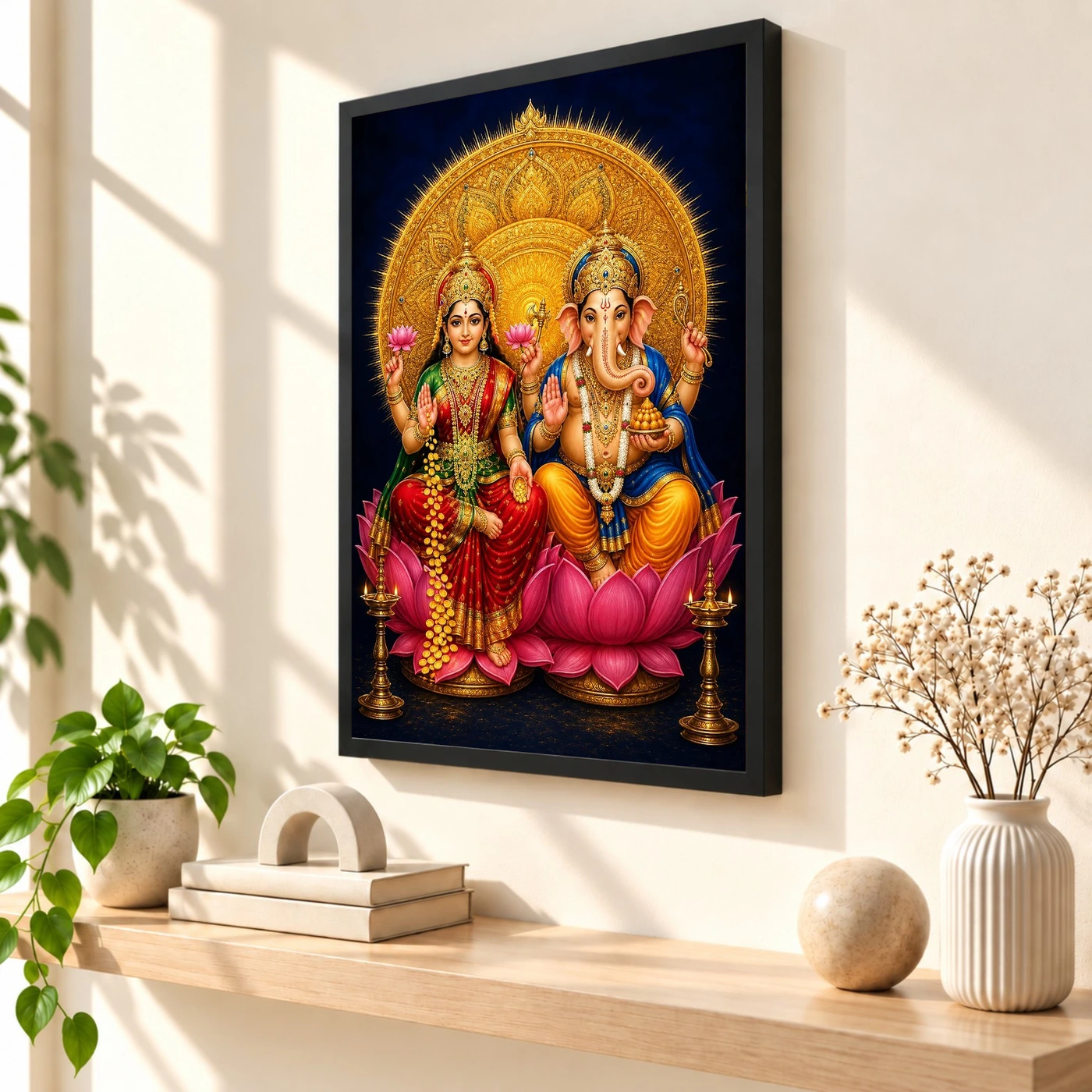 Laxmi Ganesh — Large Wall Statement Frame, view 2