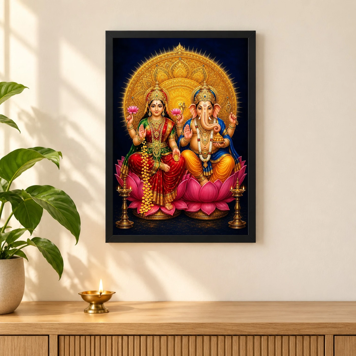 Laxmi Ganesh — Large Wall Statement Frame, view 3