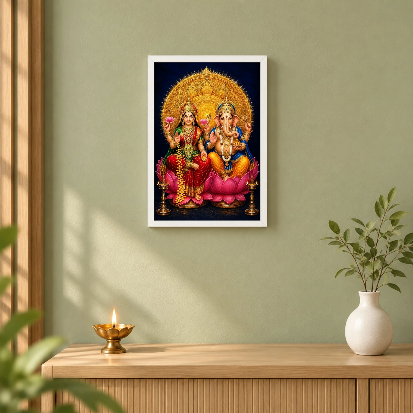 Laxmi Ganesh — Large Wall Statement Frame, view 6