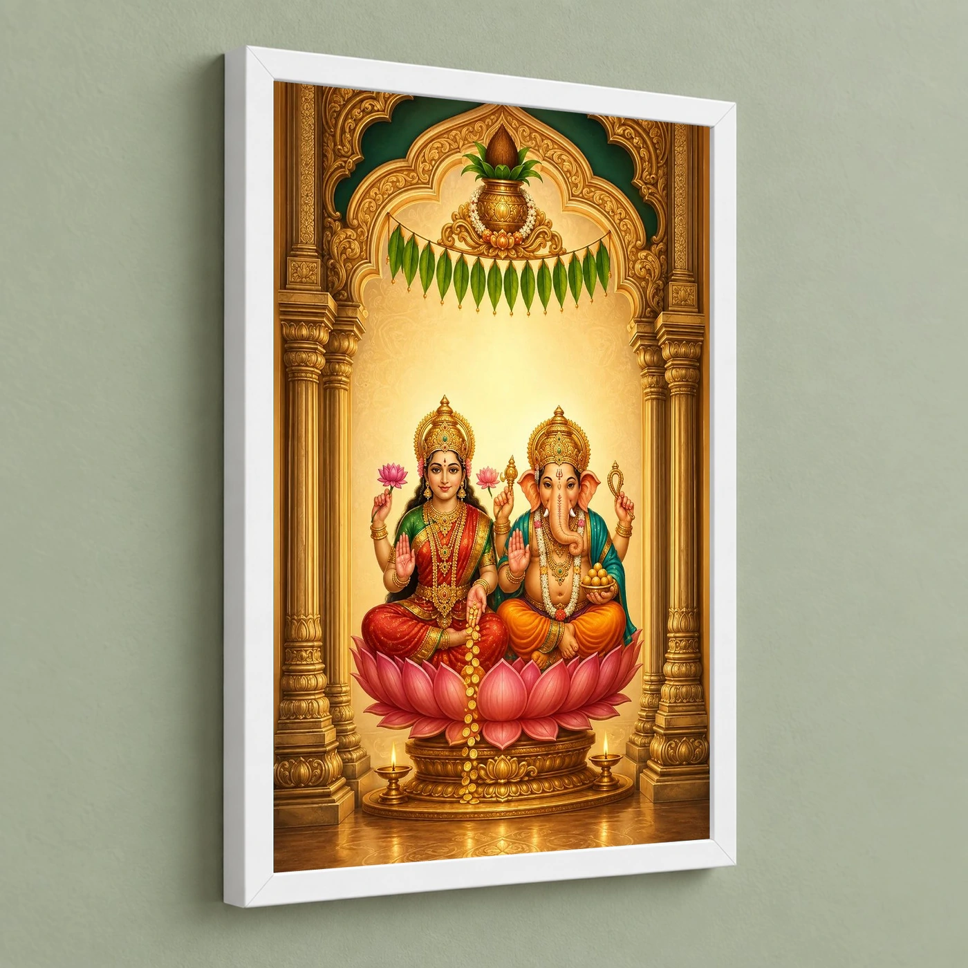 Laxmi Ganesh — Main Entrance Frame (Vertical), view 5