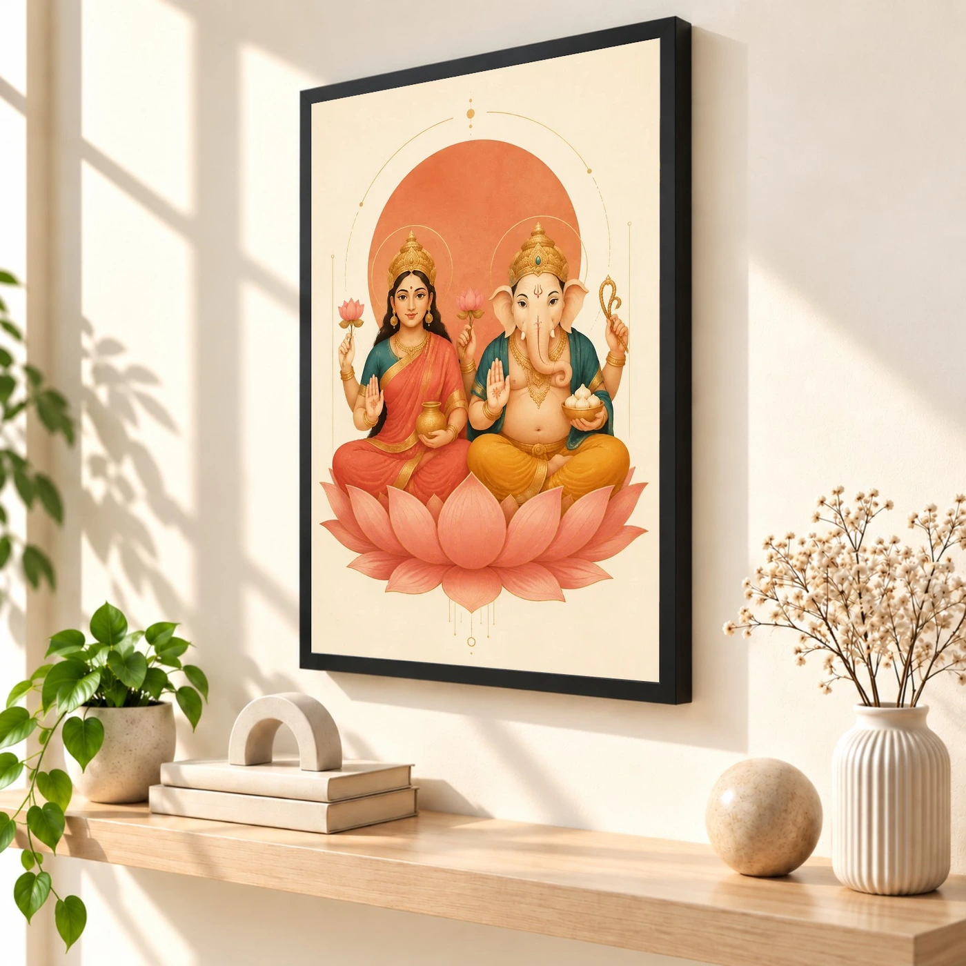 Laxmi Ganesh — Modern Minimalist Frame, view 2