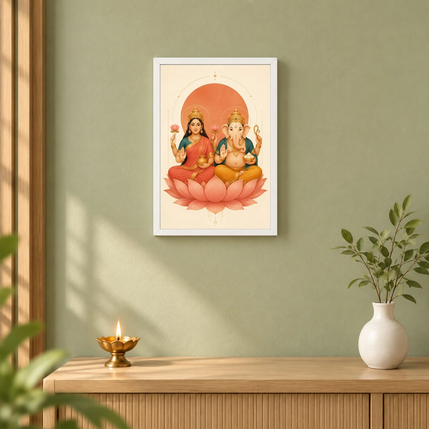 Laxmi Ganesh — Modern Minimalist Frame, view 6