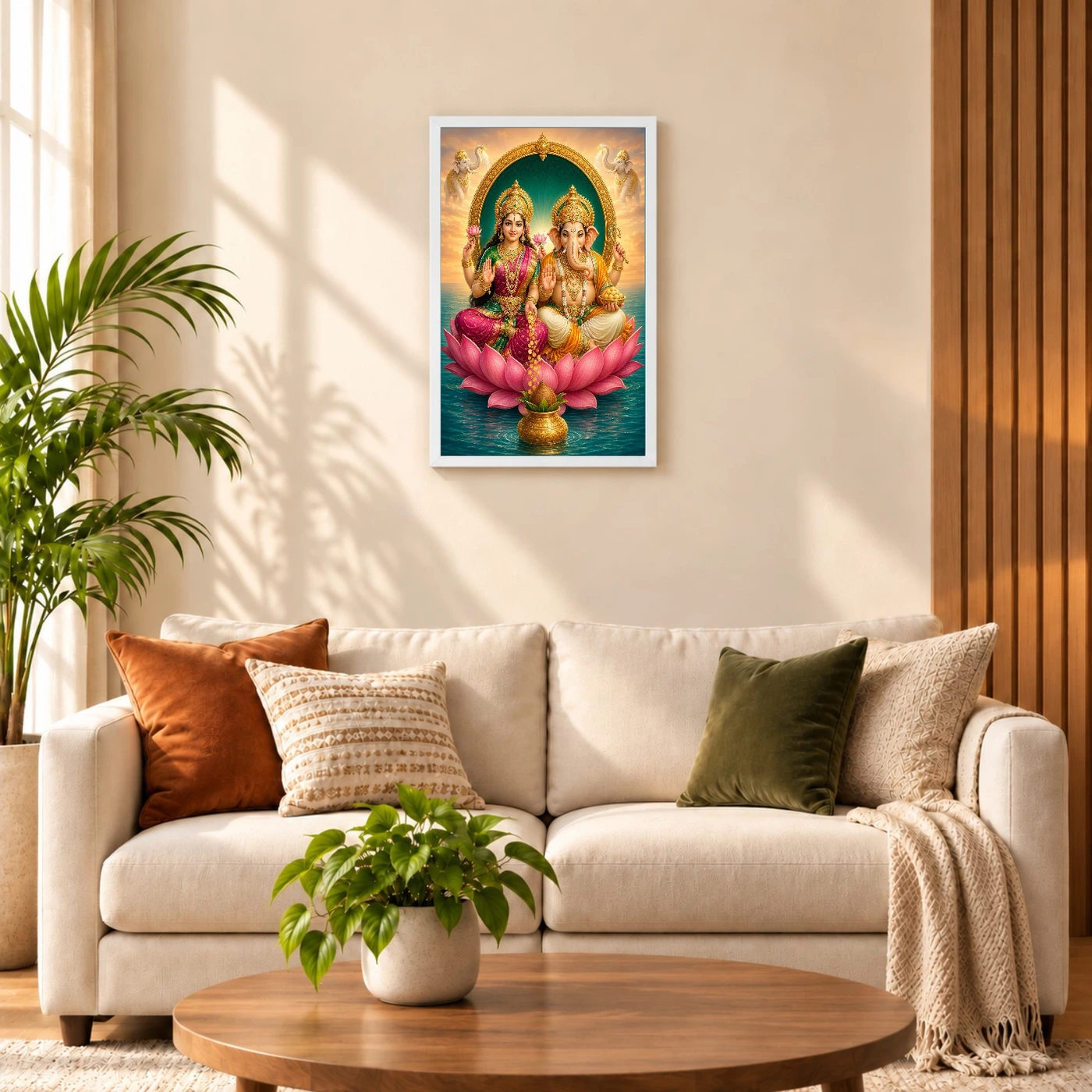 Laxmi Ganesh — Prosperity Duo Frame, view 9