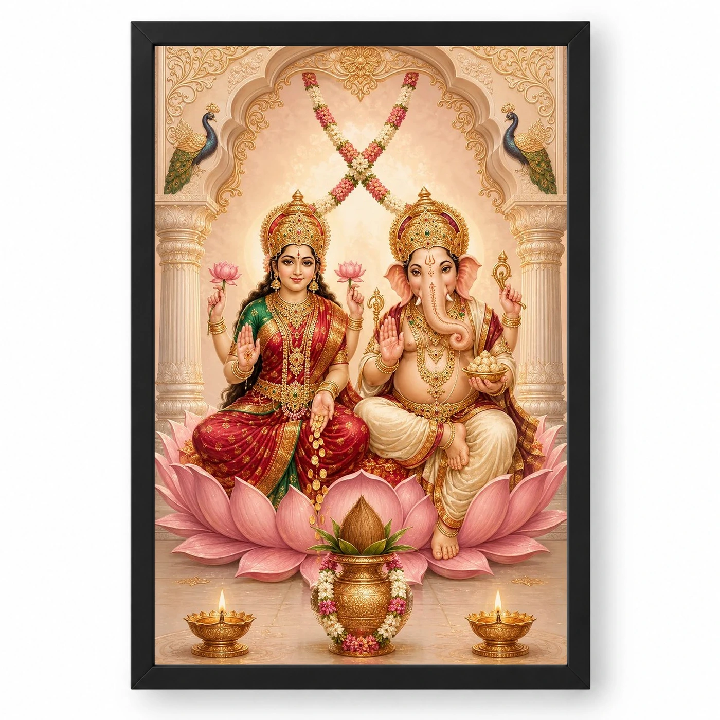 Laxmi Ganesh — Wedding Gift Edition Frame