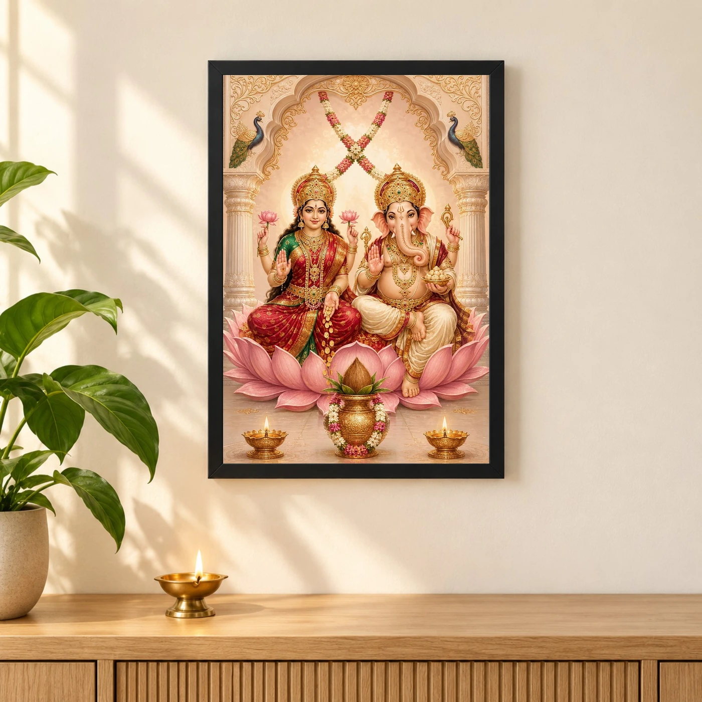 Laxmi Ganesh — Wedding Gift Edition Frame, view 3