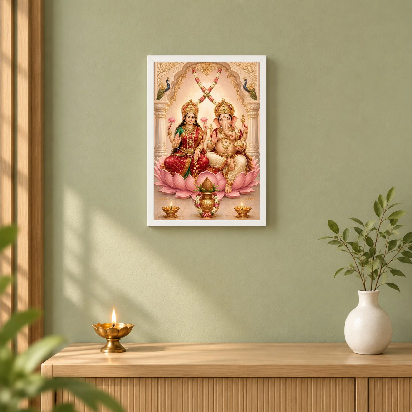 Laxmi Ganesh — Wedding Gift Edition Frame, view 6