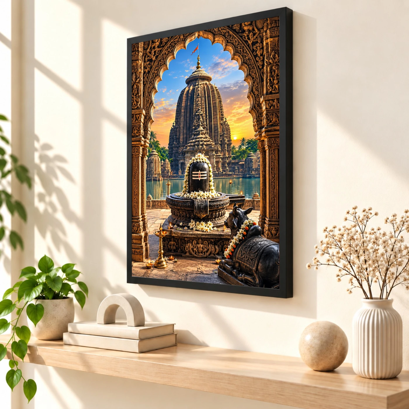 Lingaraj Ekamra Kshetra Dawn Photo Frame, view 2