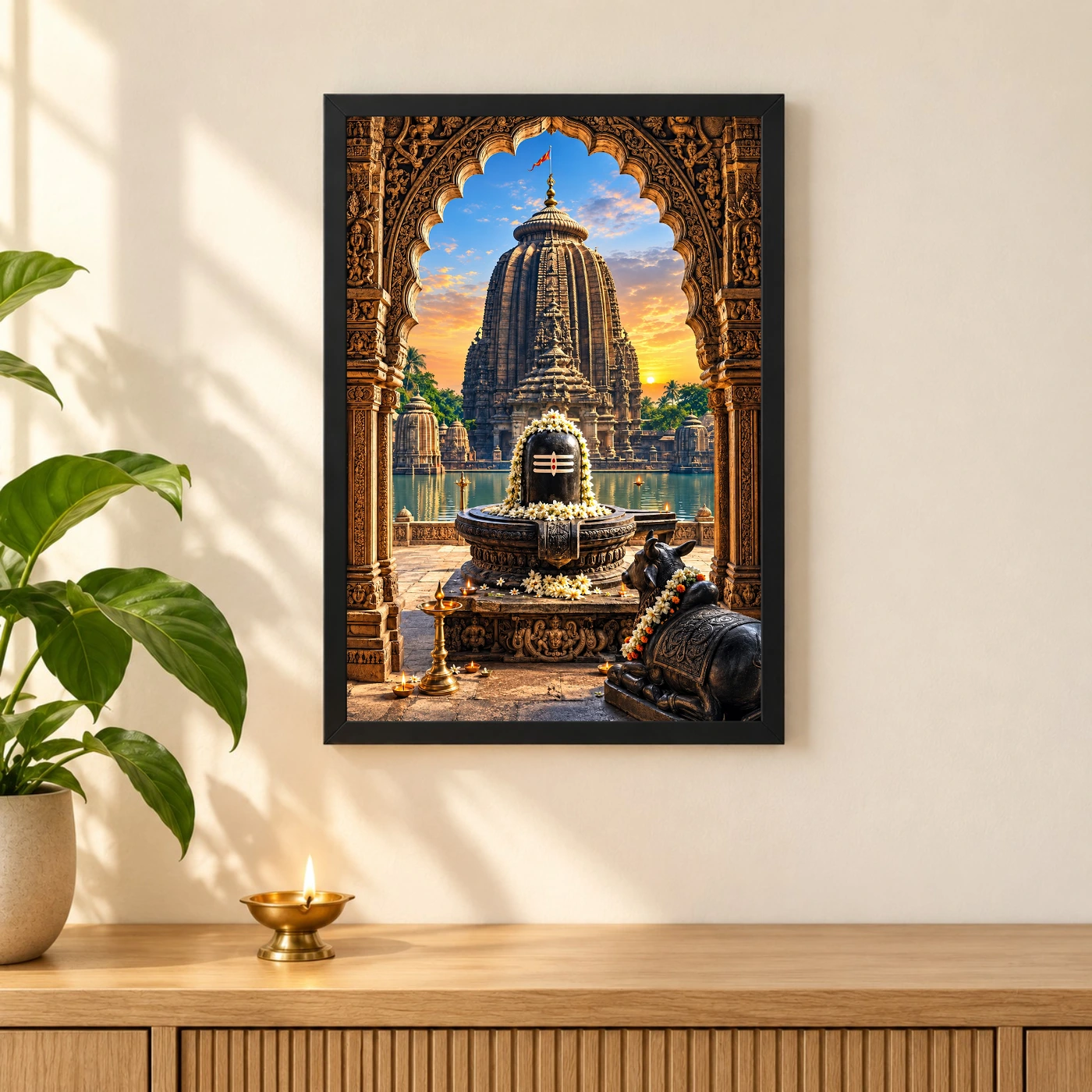 Lingaraj Ekamra Kshetra Dawn Photo Frame, view 3