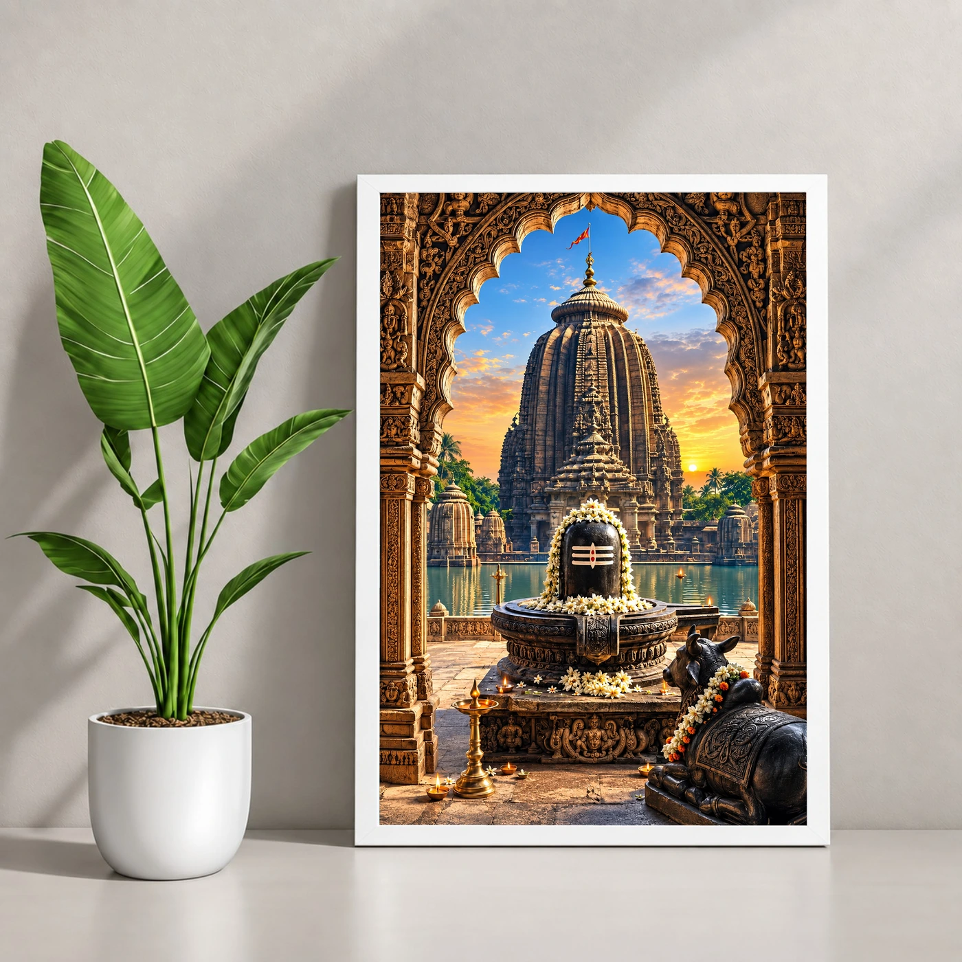 Lingaraj Ekamra Kshetra Dawn Photo Frame, view 4