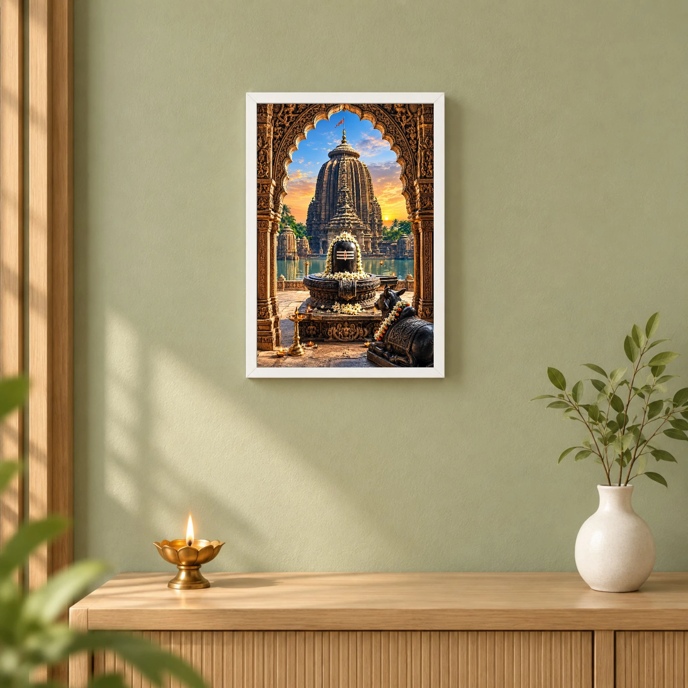 Lingaraj Ekamra Kshetra Dawn Photo Frame, view 6