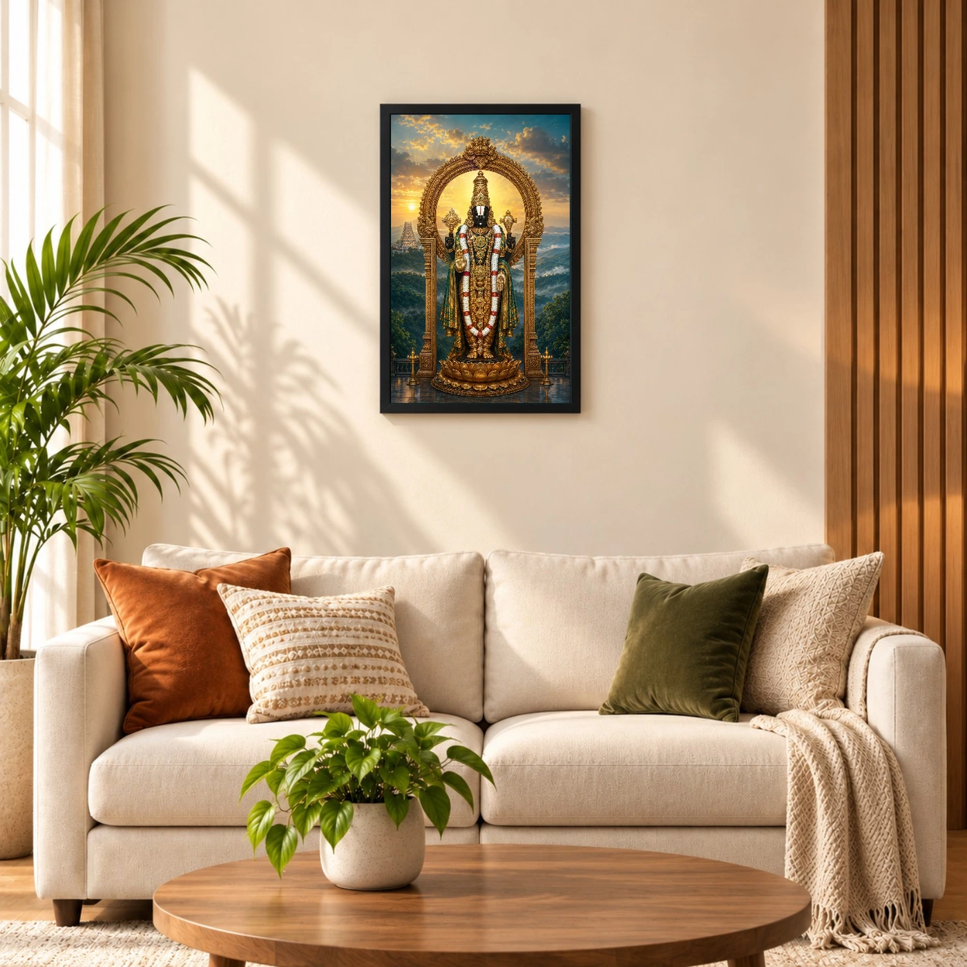 Lord Venkateshwara — Seshachalam Temple Frame, view 8