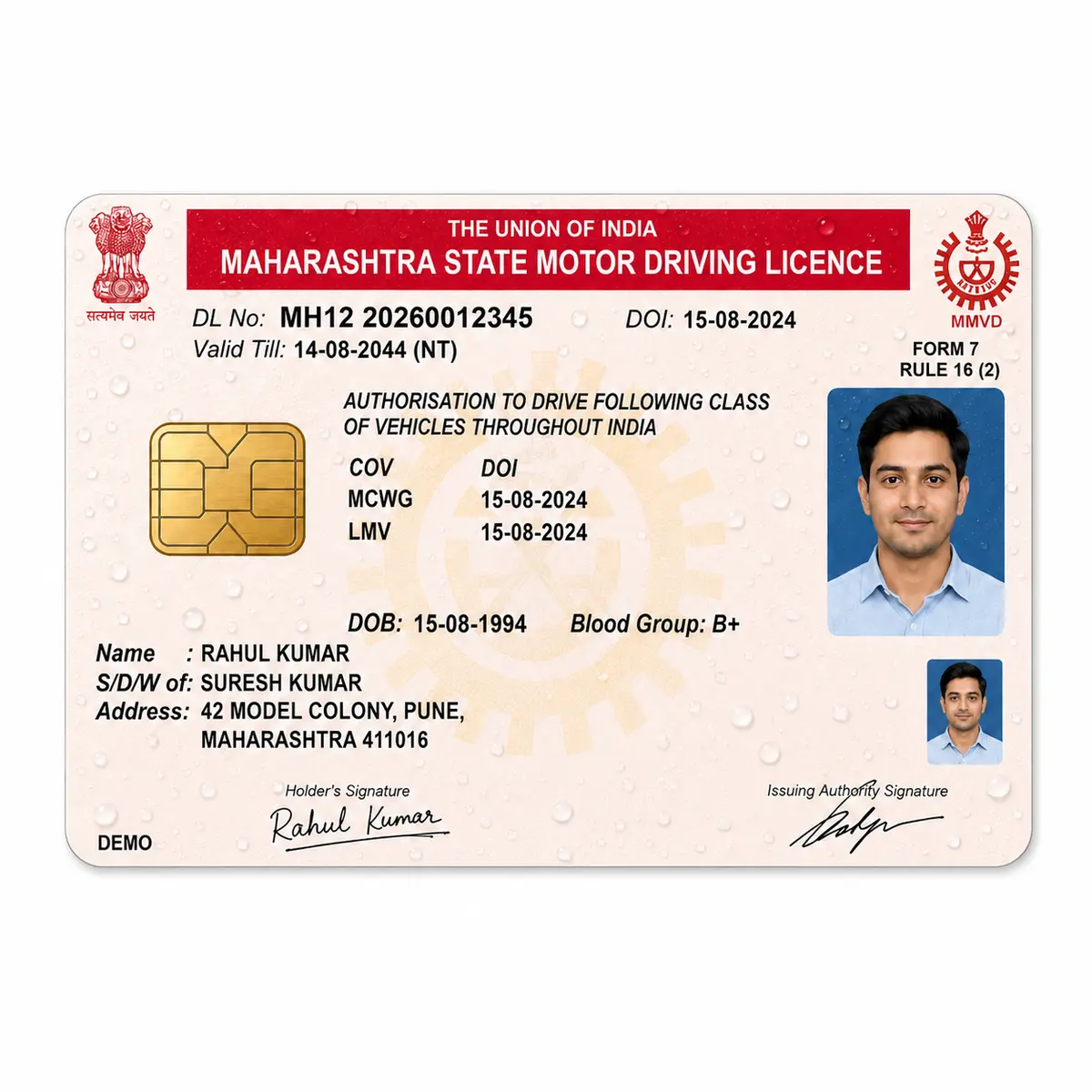 PVC Driving Licence Card Order Online, view 4