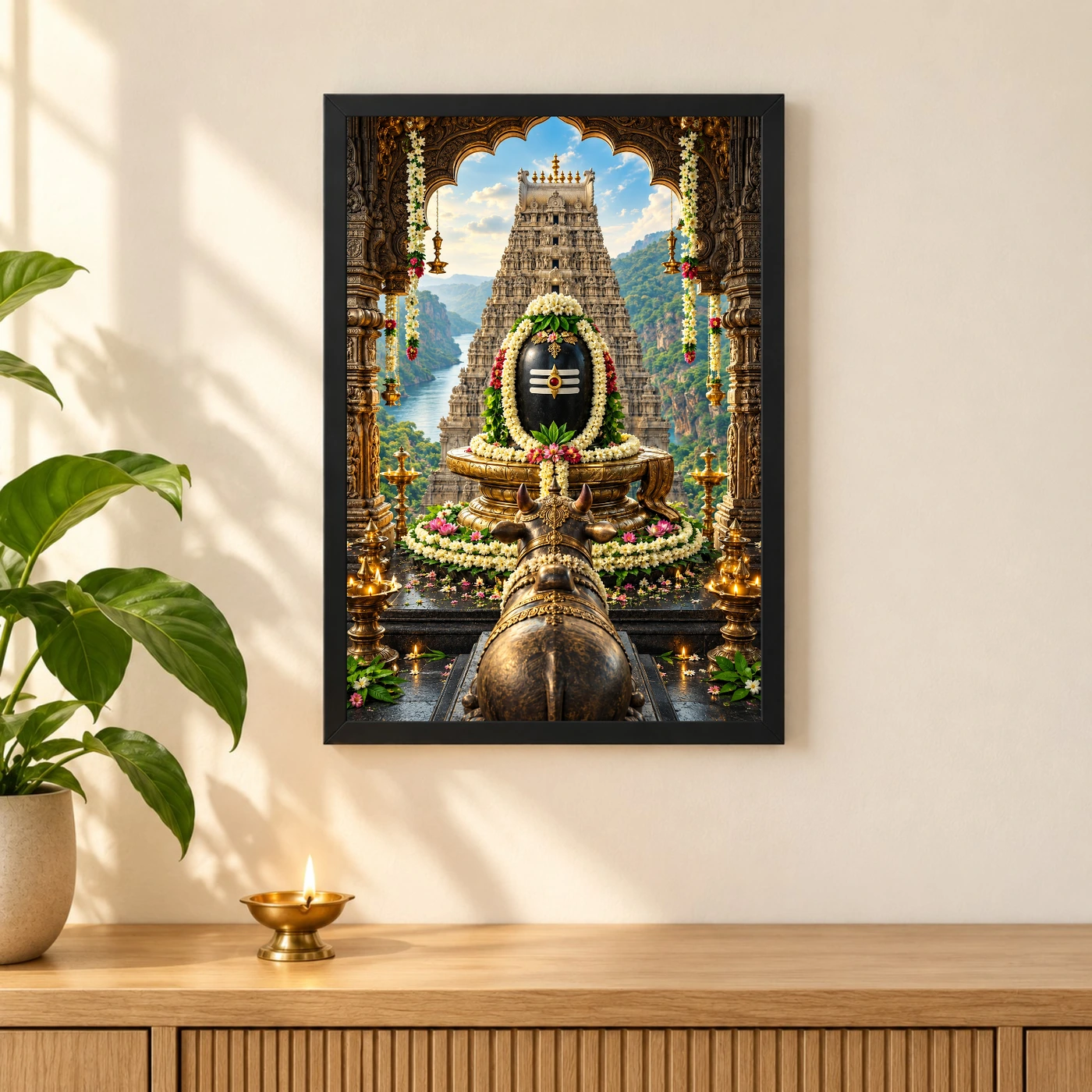 Mallikarjuna Srisailam Jasmine Darshan Photo Frame, view 3