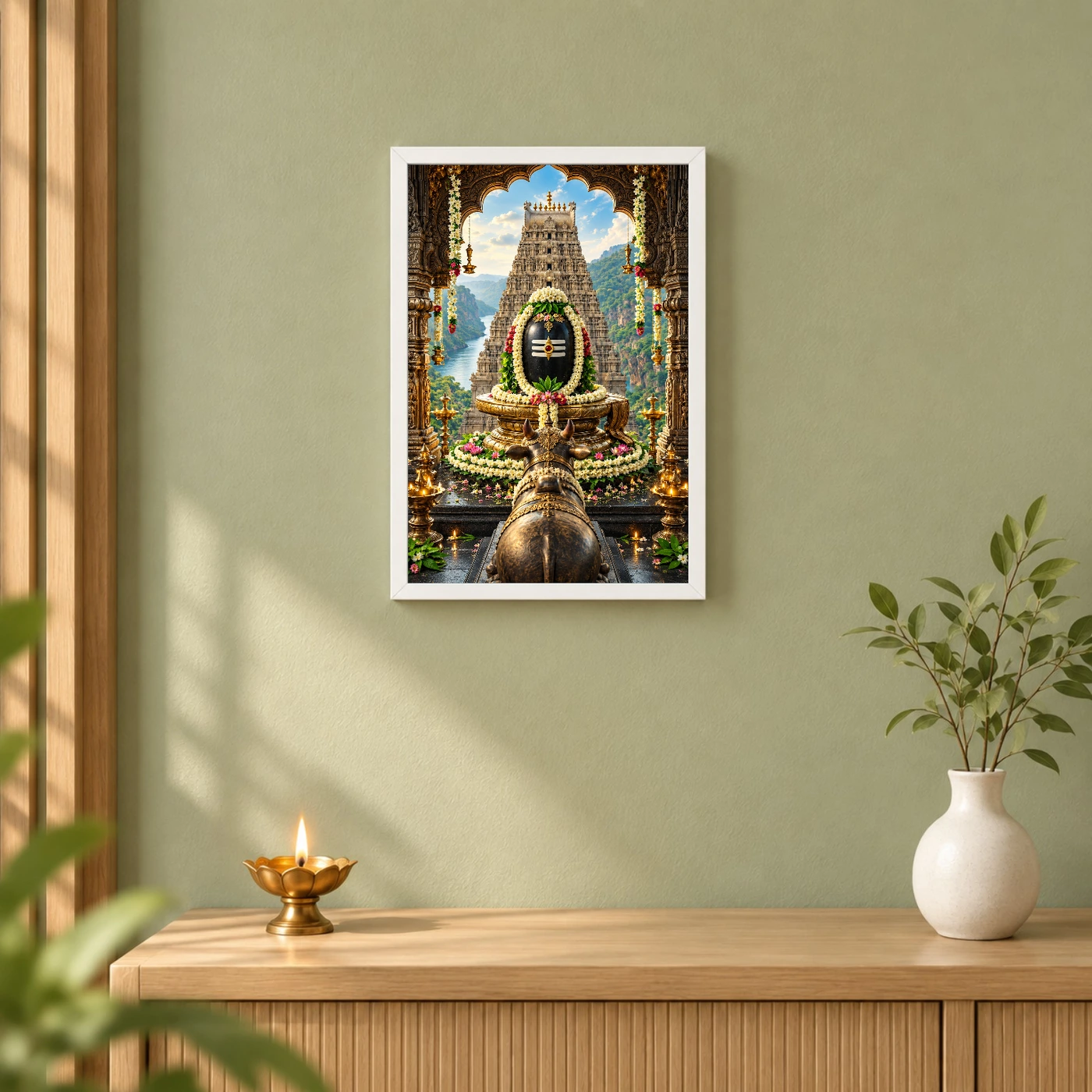 Mallikarjuna Srisailam Jasmine Darshan Photo Frame, view 6