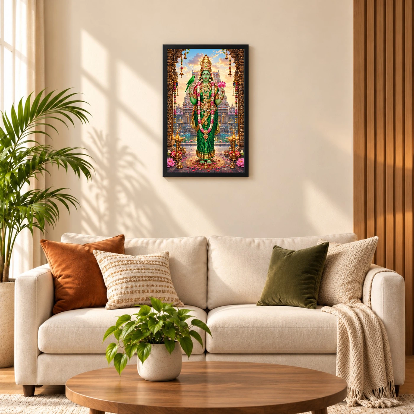 Meenakshi Amman Madurai Parrot Photo Frame, view 8