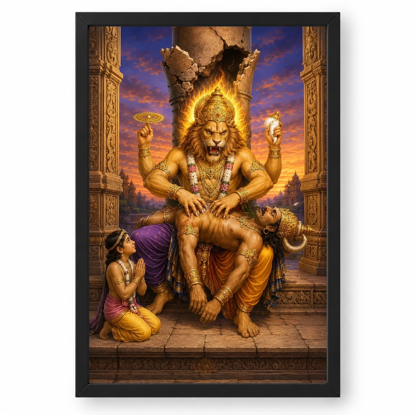 Narasimha — Hiranyakashipu Vadha Frame