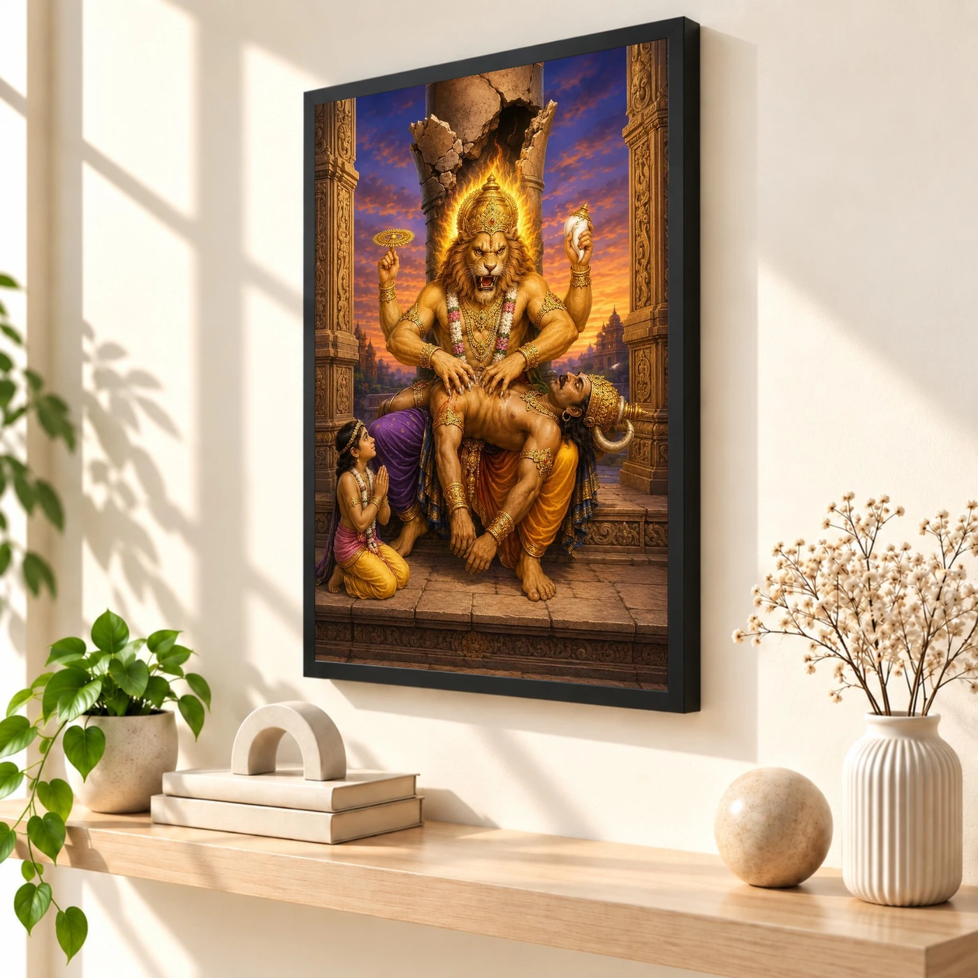 Narasimha — Hiranyakashipu Vadha Frame, view 2
