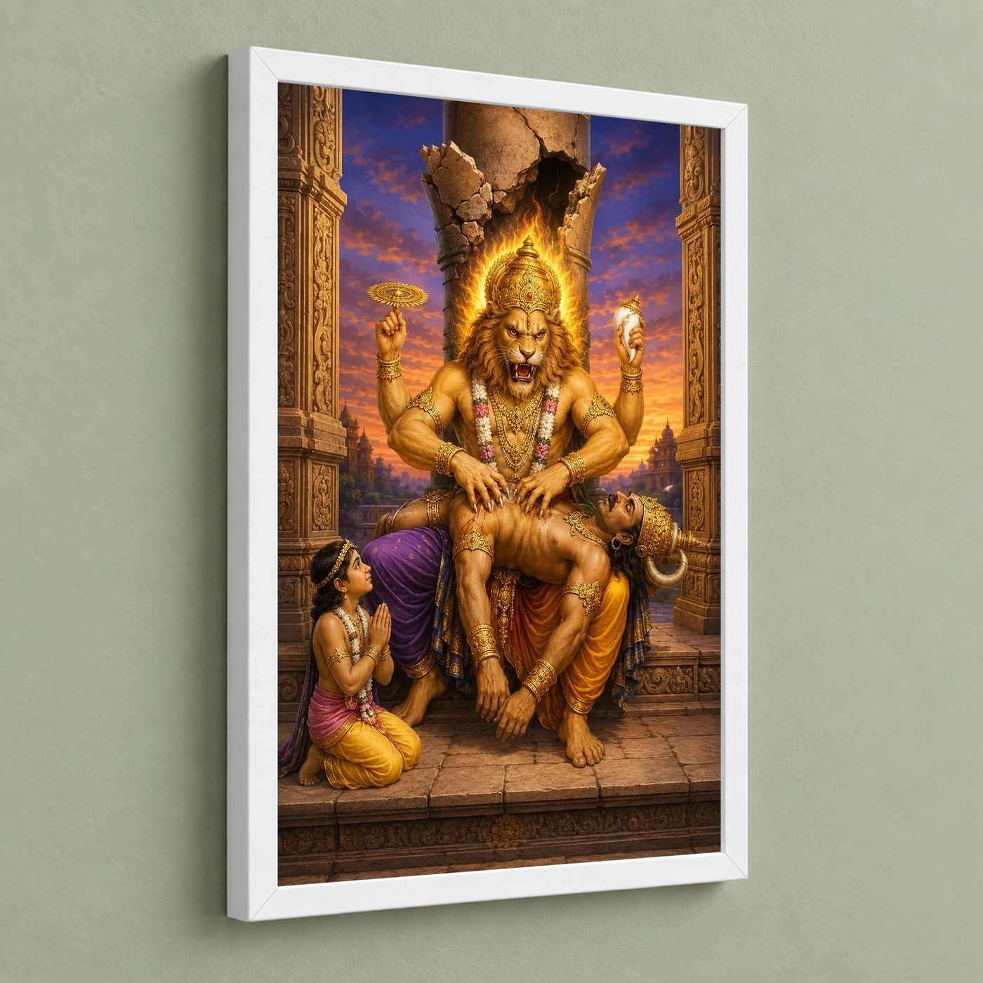 Narasimha — Hiranyakashipu Vadha Frame, view 5