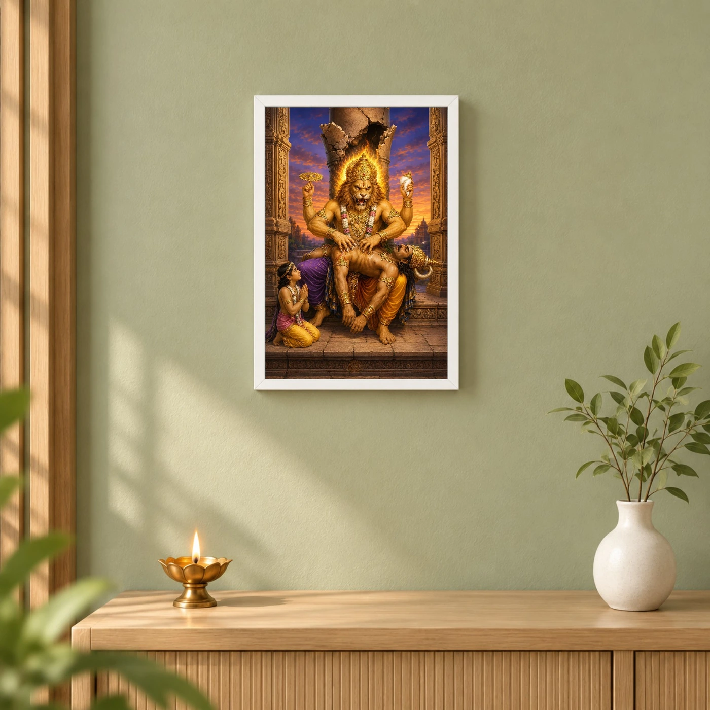 Narasimha — Hiranyakashipu Vadha Frame, view 6