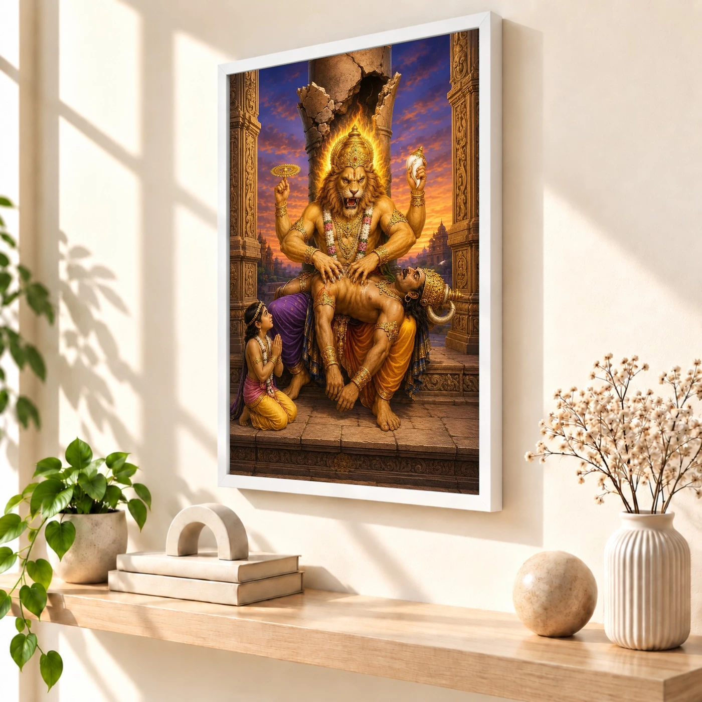 Narasimha — Hiranyakashipu Vadha Frame, view 7
