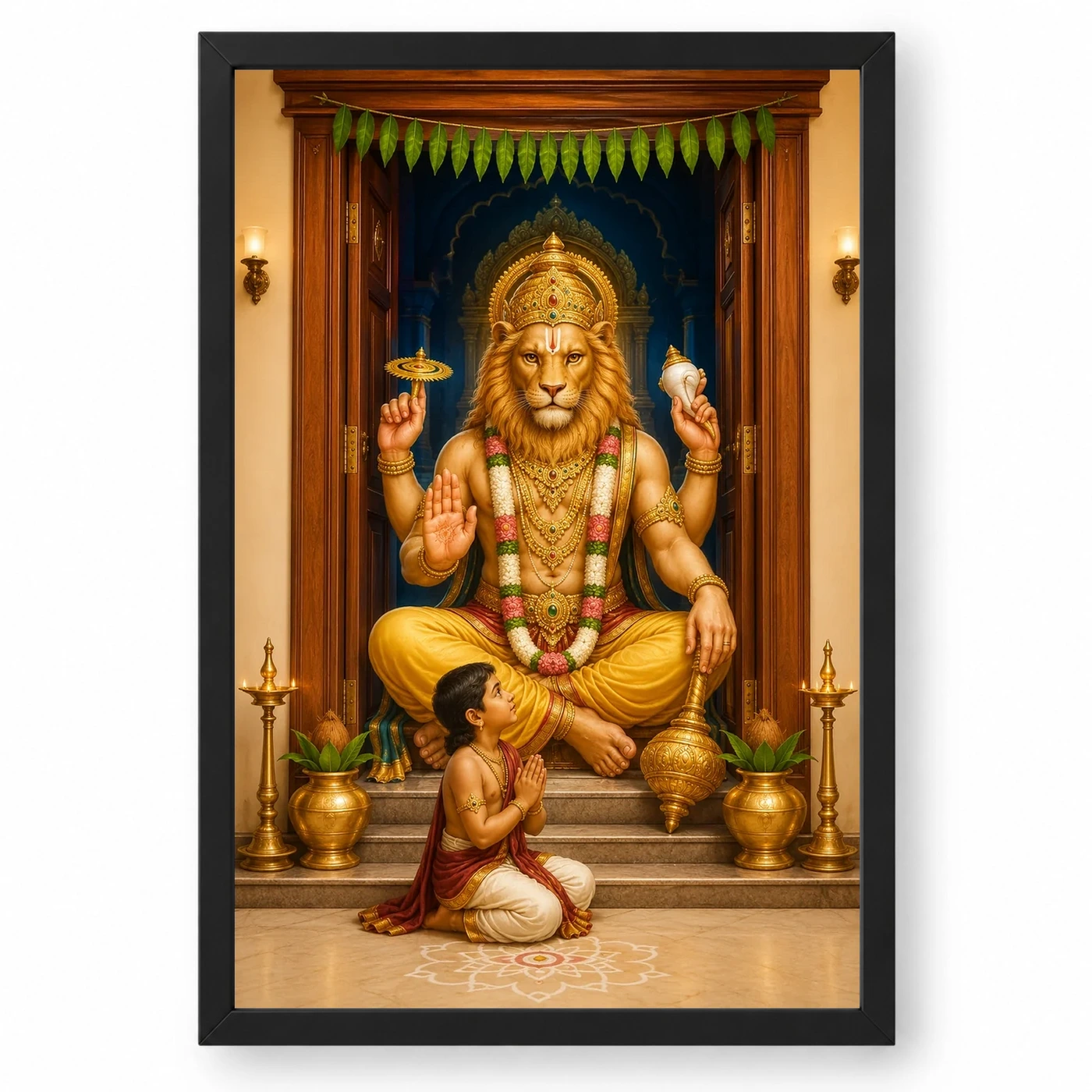 Narasimha — Housewarming Protection Frame