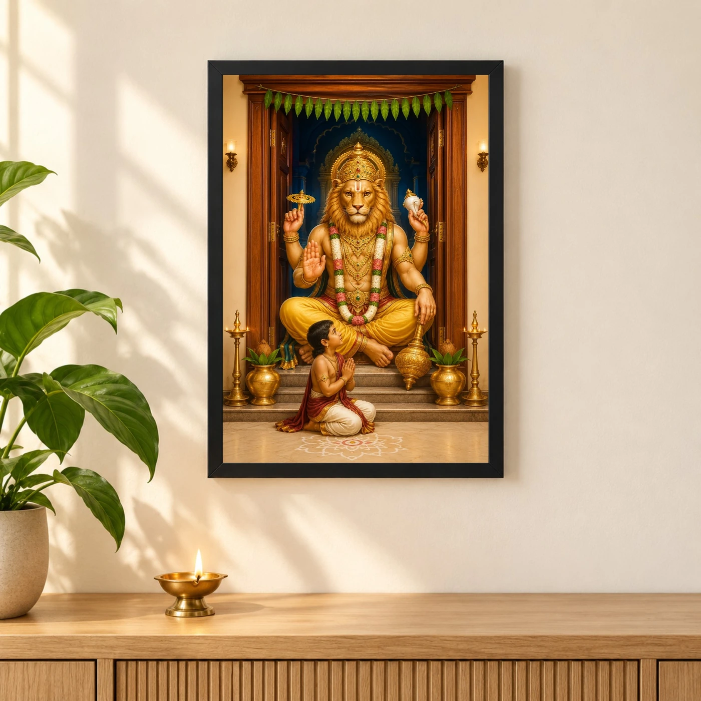 Narasimha — Housewarming Protection Frame, view 3