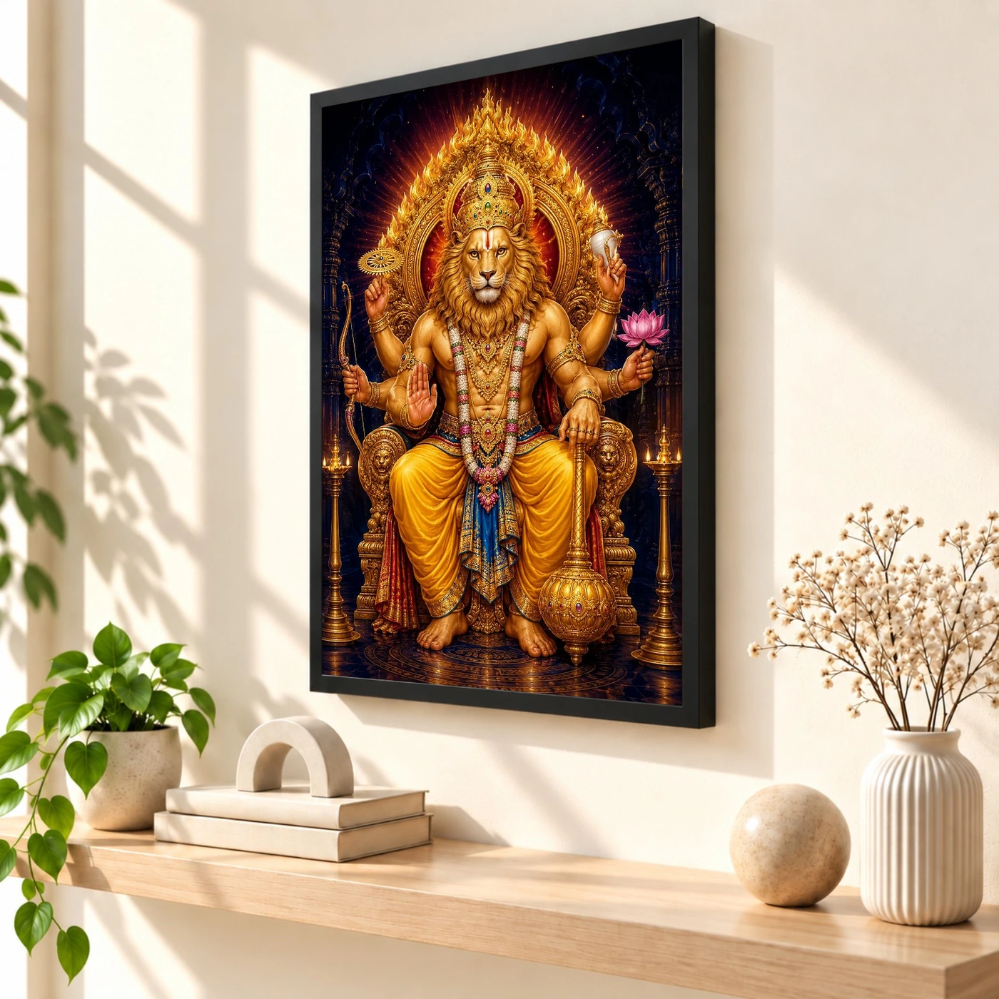 Narasimha — Large Statement Wall Frame, view 2