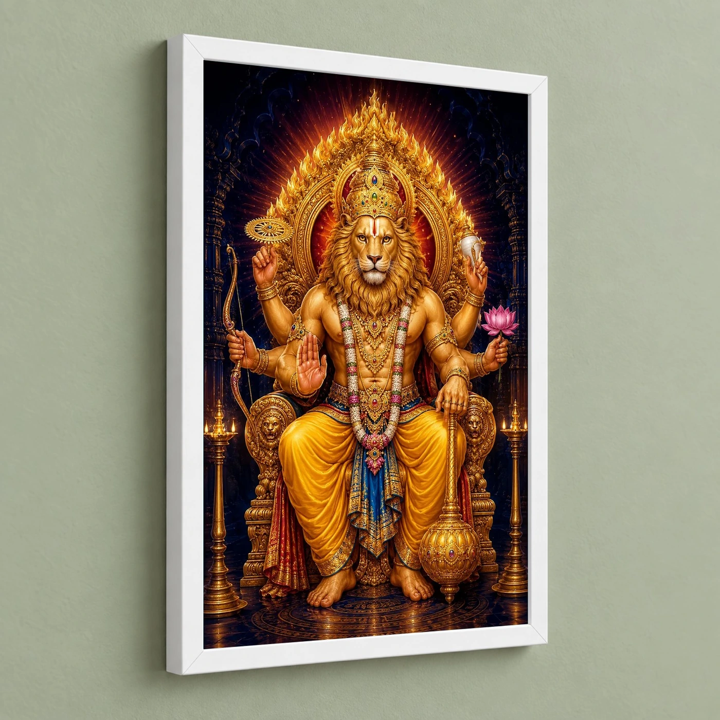 Narasimha — Large Statement Wall Frame, view 5