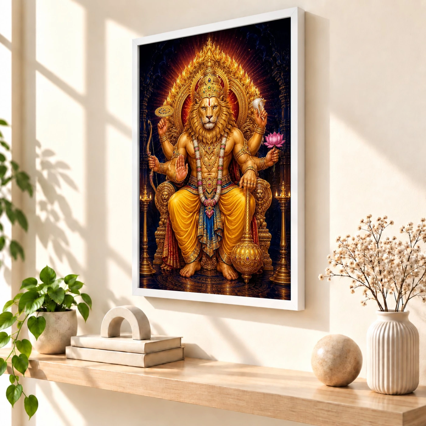 Narasimha — Large Statement Wall Frame, view 7