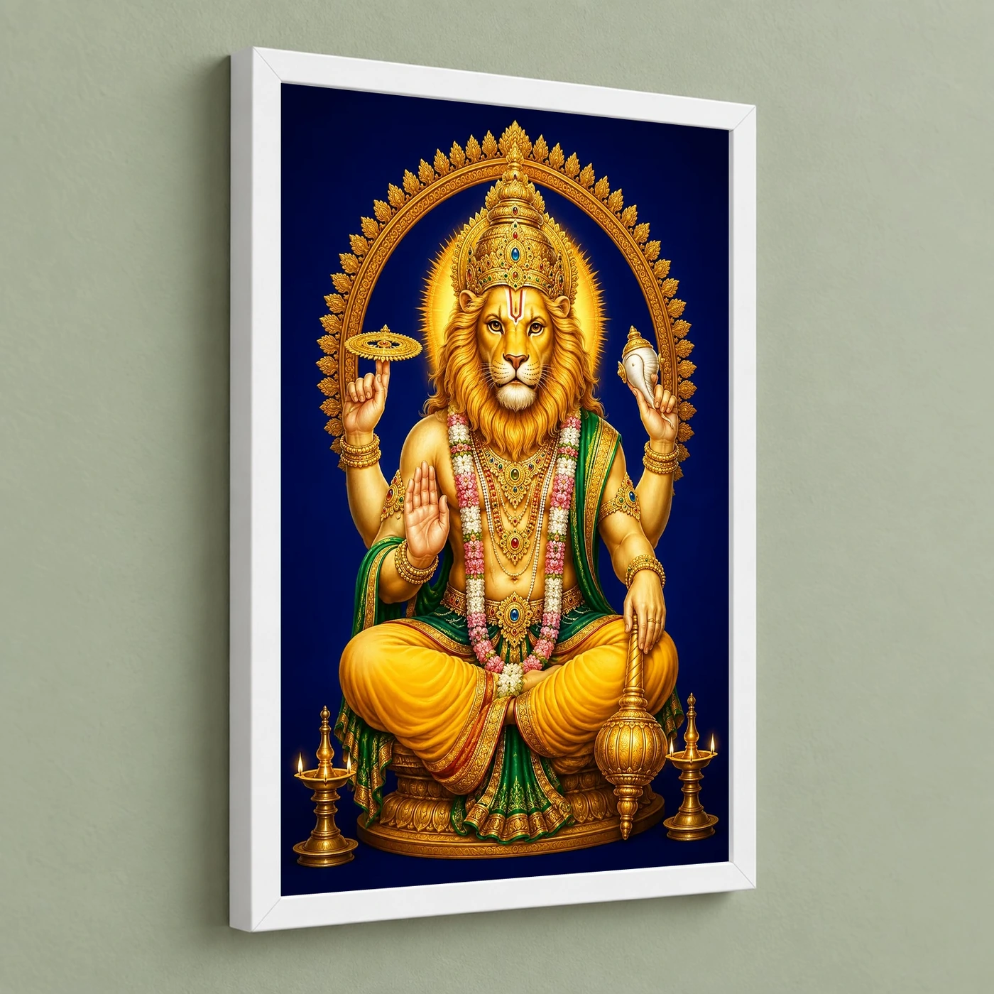 Narasimha — Pooja Mandir Small Frame, view 5