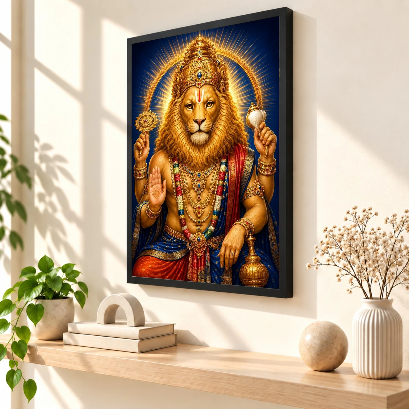 Narasimha Swamy — Radiant Portrait Frame, view 2