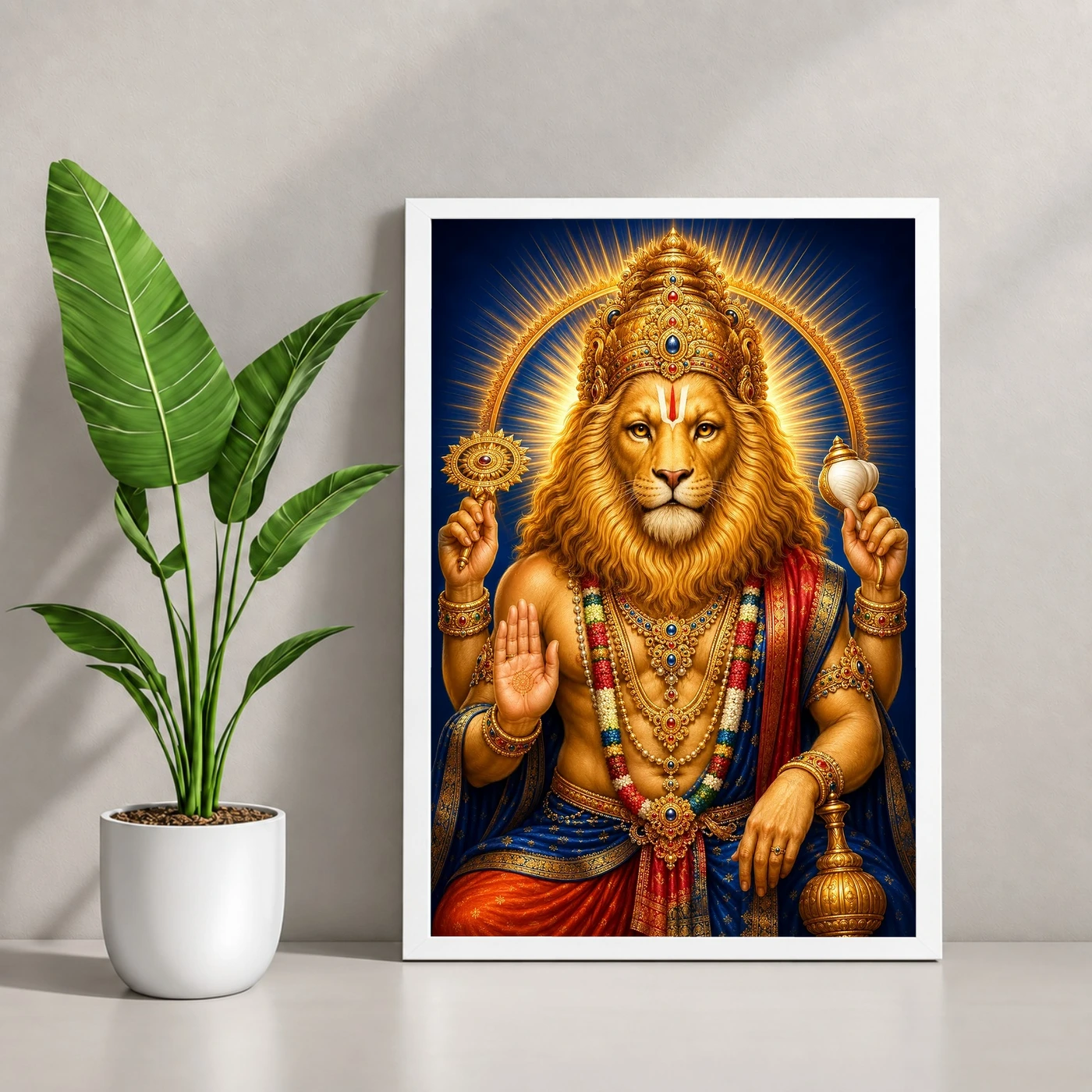 Narasimha Swamy — Radiant Portrait Frame, view 4