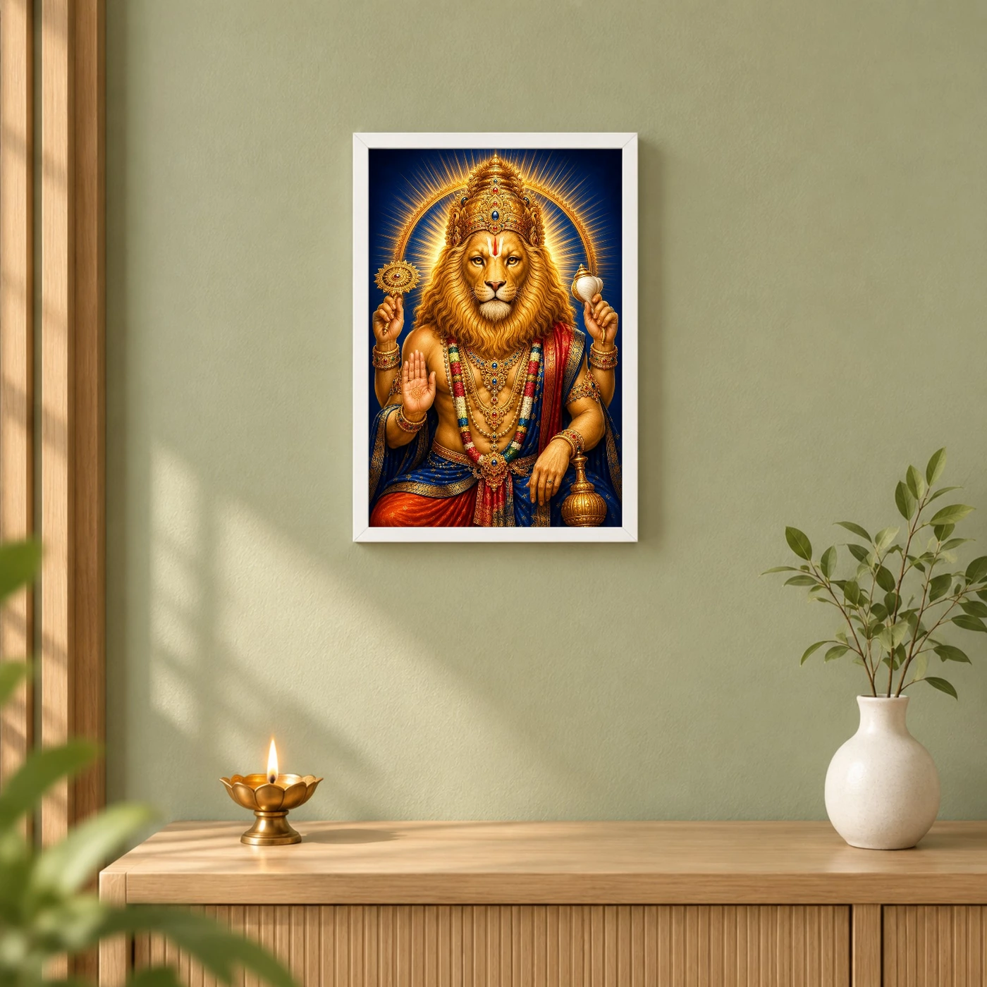 Narasimha Swamy — Radiant Portrait Frame, view 6