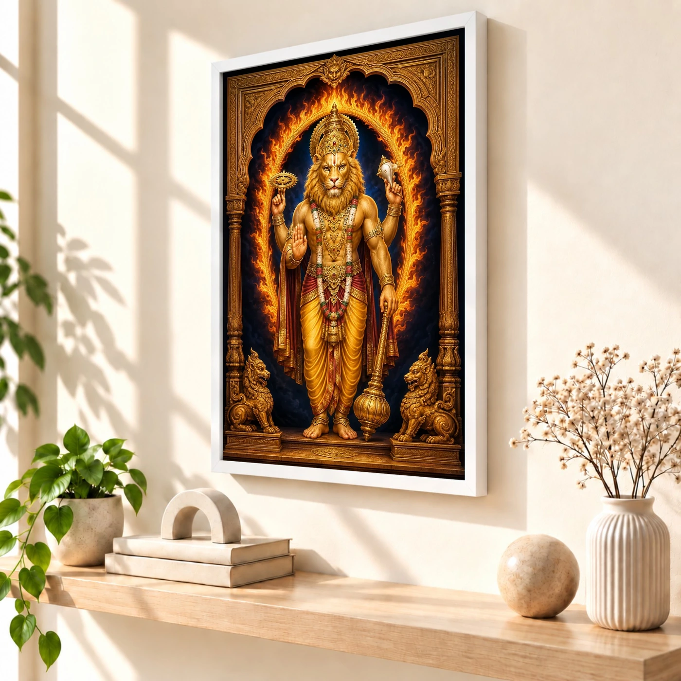 Narasimha — Vastu Protection Door Frame, view 7