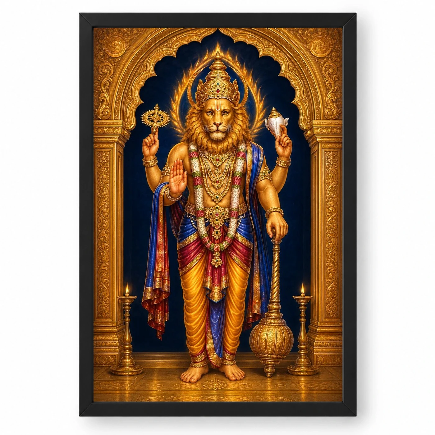 Narasimha — Vertical Entrance Frame