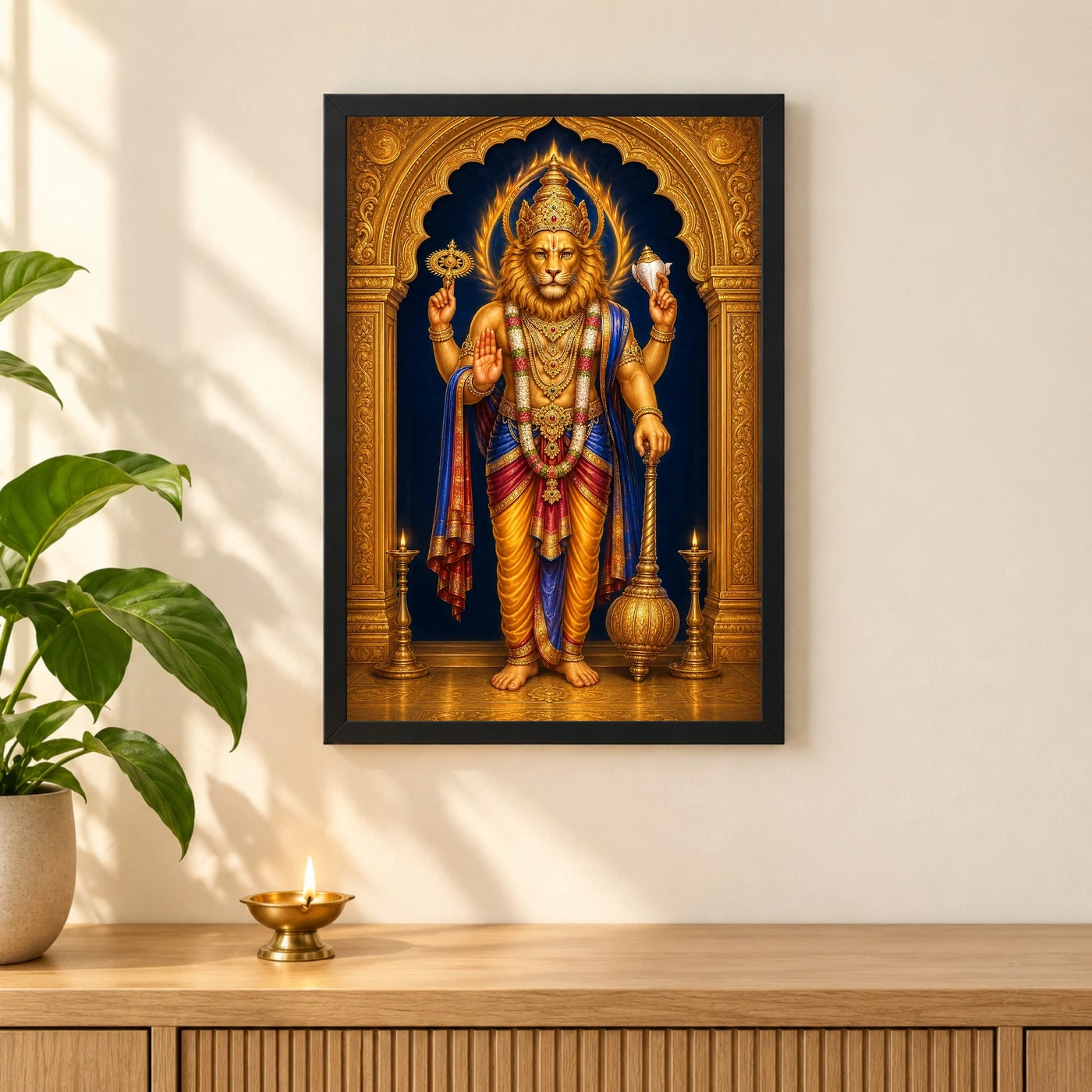 Narasimha — Vertical Entrance Frame, view 3