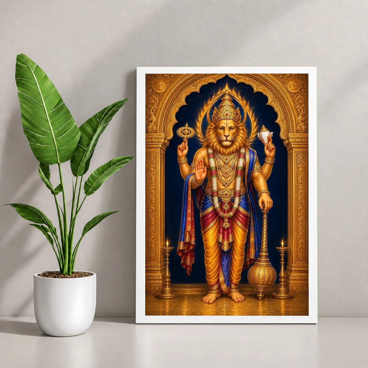 Narasimha — Vertical Entrance Frame, view 4