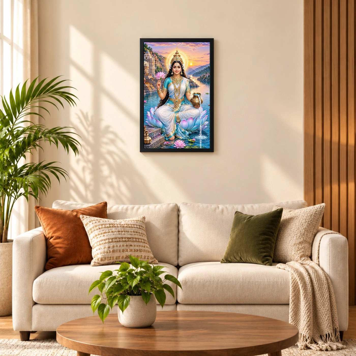 Narmada Maa River Blessings Photo Frame, view 8