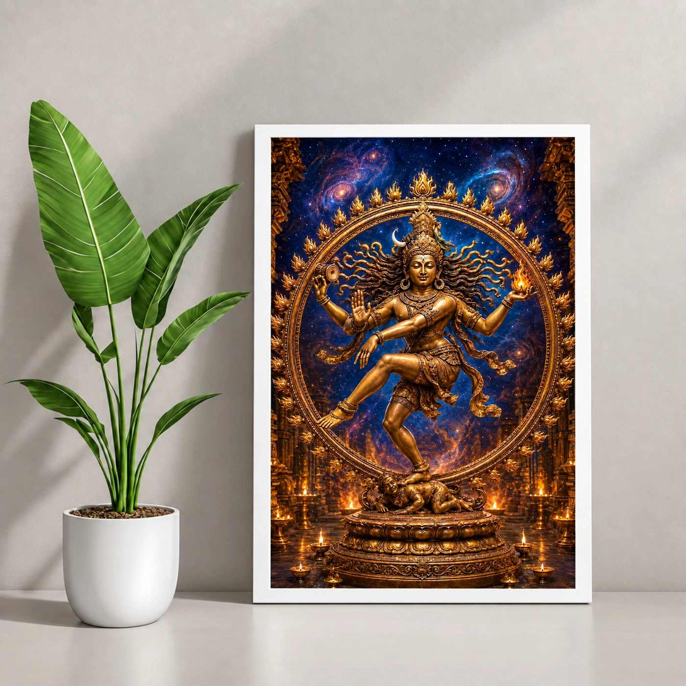 Nataraja Chidambaram Cosmic Dance Photo Frame, view 4